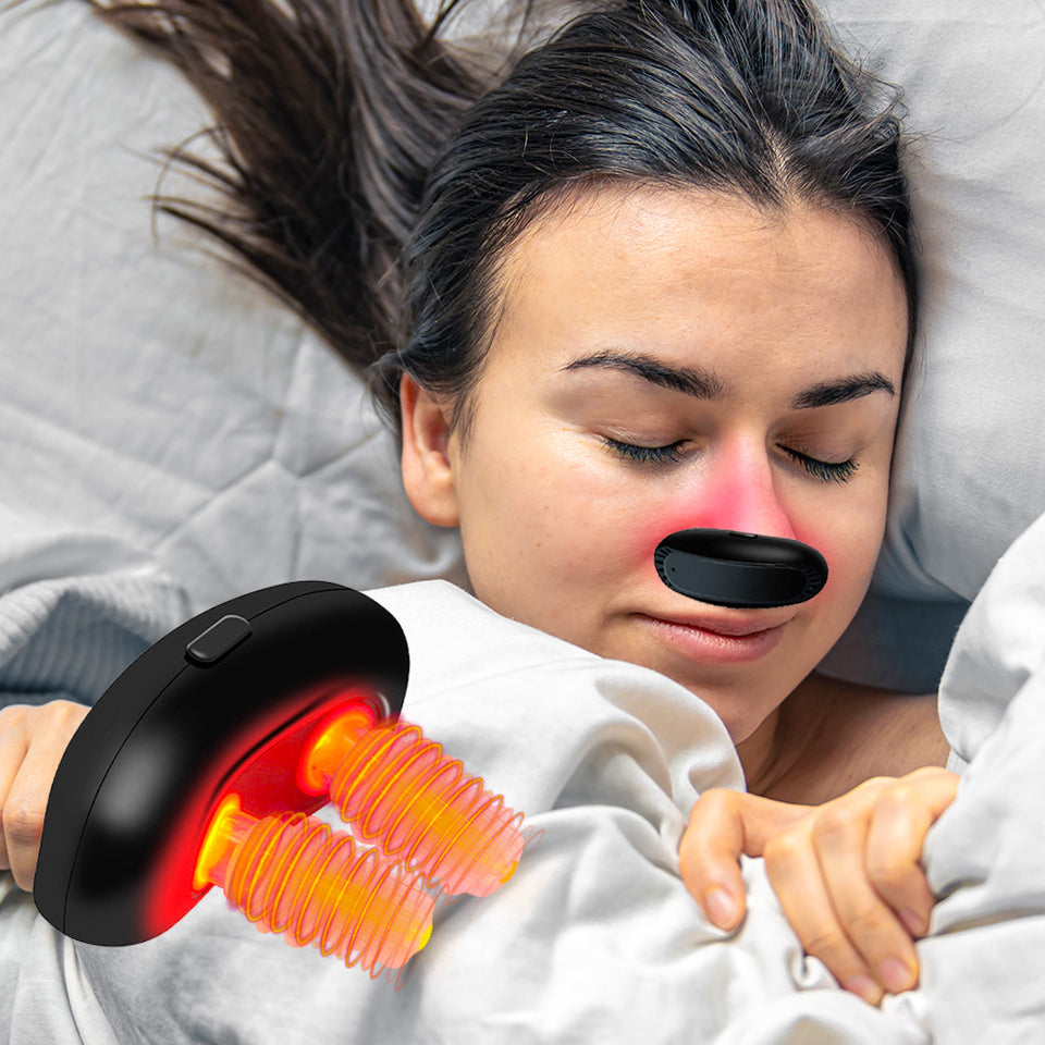 NoMore™ – Appareil de Thérapie Lumière Rouge pour Décongestion Nasale
